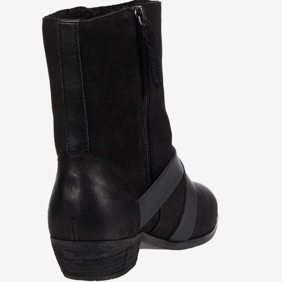 🌸SOLF WALK🌸 Rayne Black Ankle Boots Size: 11 - Picture 3 of 12
